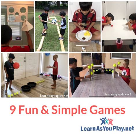 9 Fun & Simple Games - Learn As You Play