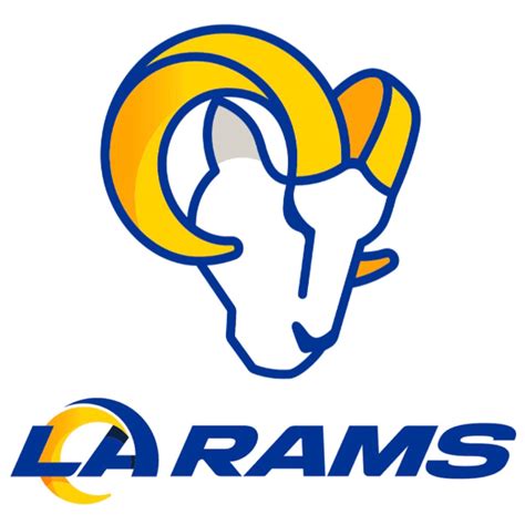 Los Angeles Rams Logo 2020-Present} | Los angeles rams logo, Nfl logo ...