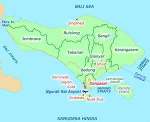 Bali Airport Map