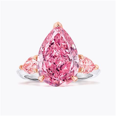 Graff Pink Diamond Engagement Ring - Extraordinary GRAFF Cushion Cut ...