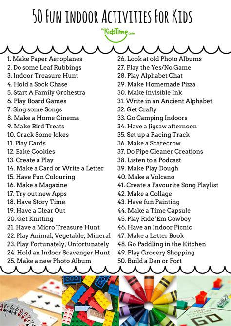 Fun Indoor Activities To Do With Kids - Fun Guest