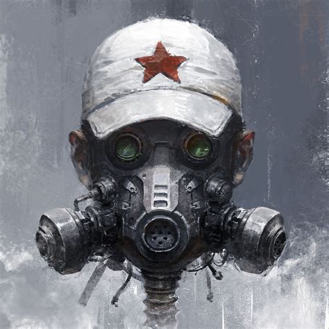 https://www.artstation.com/artwork/re4NL | Gas mask art, Art