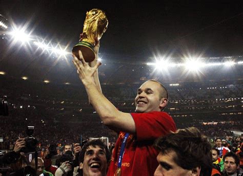 Andres Iniesta-World Cup Victory 2010 With Spain