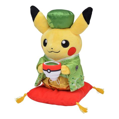 Pikachu Plush Doll Male Kyoto Tea Party Pokemon Center Japan Original ...