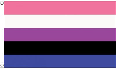 Genderfluid Flag 5 x 3 ft - Gender Fluid Gay Pride Rainbow Festival ...