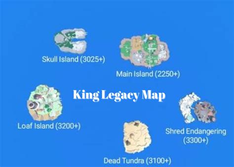 King Legacy Map – Islands & Seas【2022 Updated Map】- N4GM