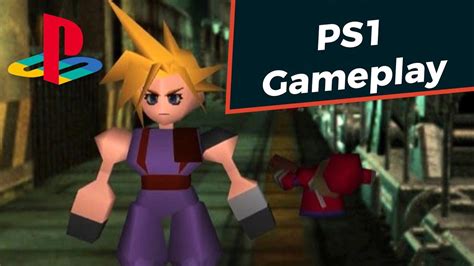 PS1 Final Fantasy 7 Gameplay No Commentary PART 1 - Midgar - YouTube