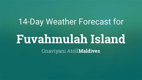 Fuvahmulah Island, Maldives 14 day weather forecast