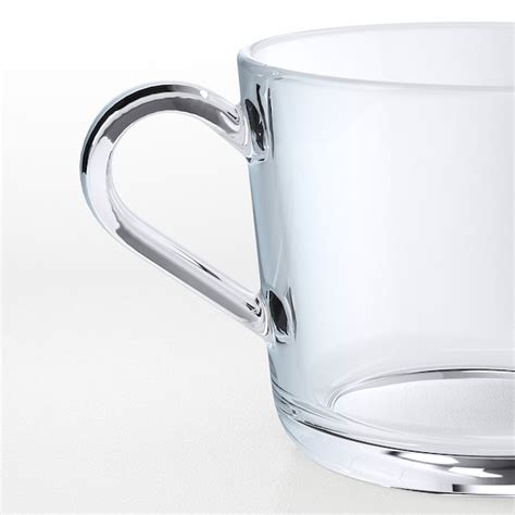 IKEA 365+ Mug, clear glass, 8 oz - IKEA