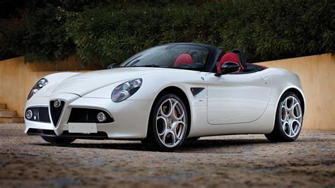 Wallpaper Alfa Romeo white convertible 2880x1800 HD Picture, Image