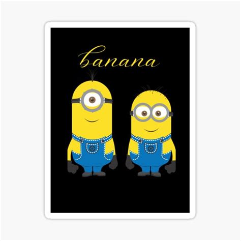 "MINIONS" Sticker for Sale by DILU15 | Redbubble