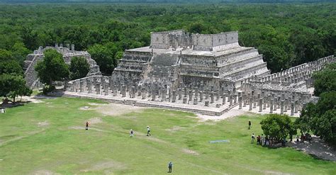 Temple of the Warriors, Chichen Itza (Illustration) - Ancient History ...