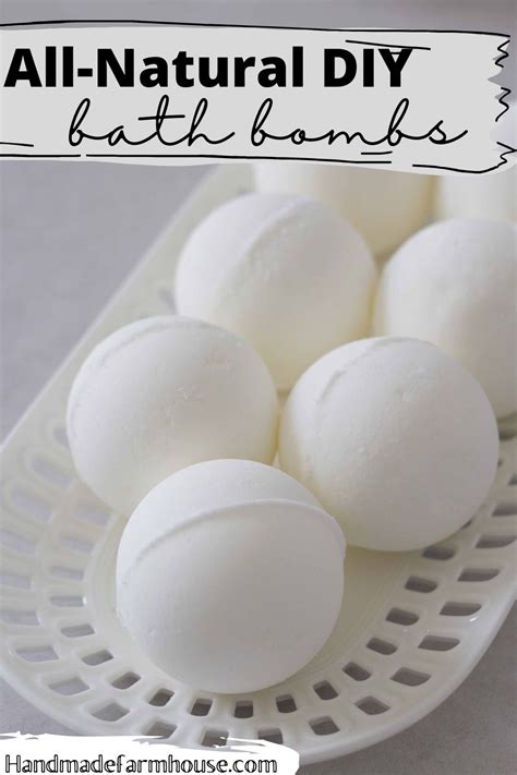 All Natural DIY Bath Bombs - Handmade Farmhouse