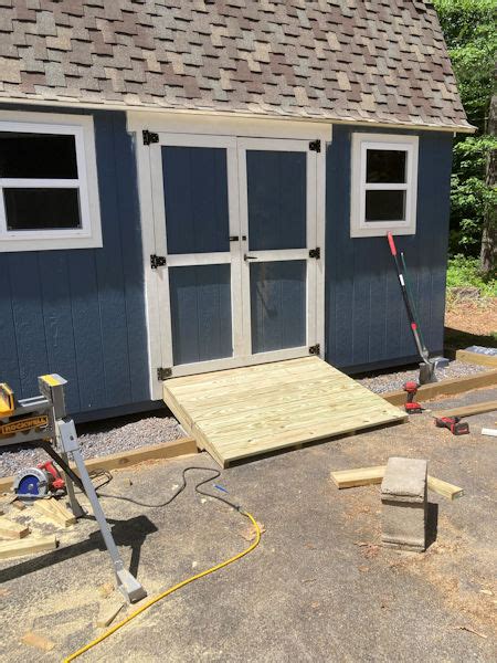 How to build a shed ramp