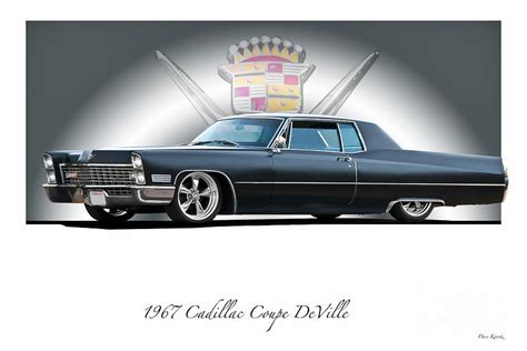 1967 Cadillac Custom Coupe DeVille #2 Photograph by Dave Koontz - Fine ...