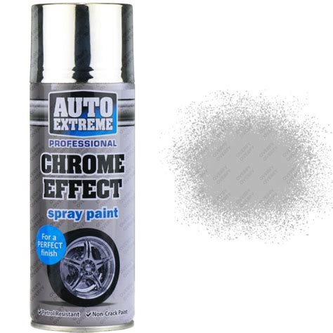 Silver Chrome Effect Spray Paint 400ml – Sprayster