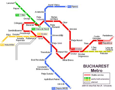 Bucharest Map - Romania