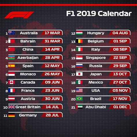 CONFIRMED!!! Which race you most looking forward to? . #F1 #Formula1 # ...