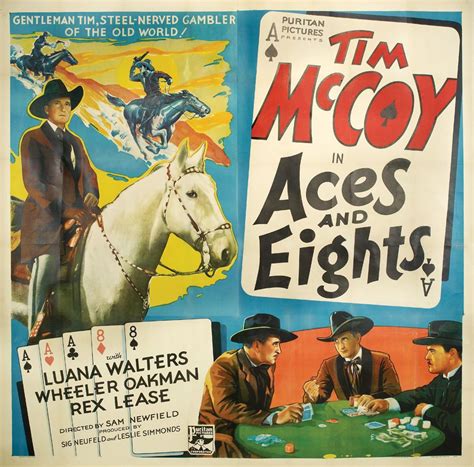 Tim McCoy Aces and Eights Movie Poster