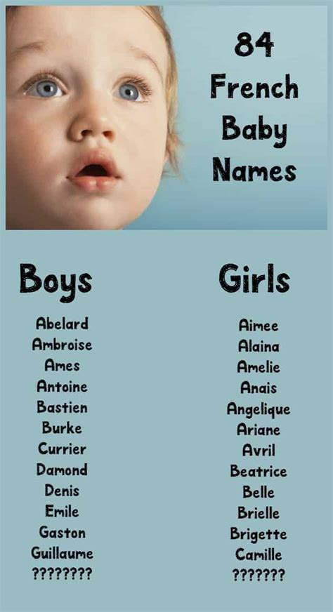 French Baby Names: 84 Elegant Names for Boys & Girls