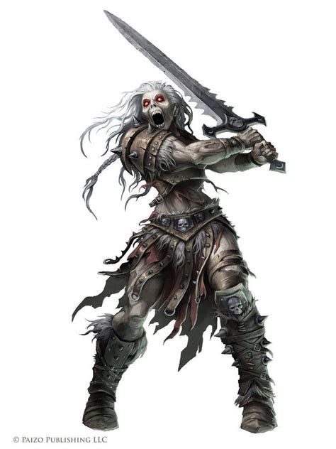 Pathfinder: Rage Wight | Undead warrior, Undead, Fantasy creatures