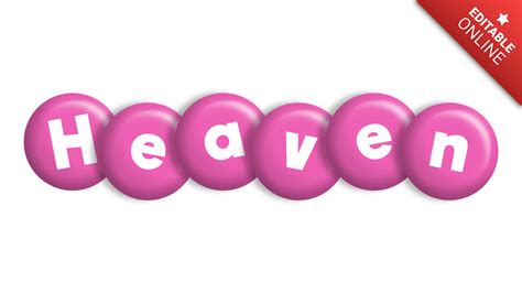 Heaven | Text Effect Generator