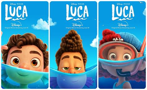 Disney/Pixar's "Luca" Character Posters Released - Disney Plus Informer