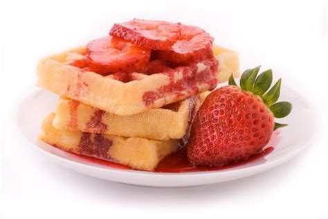 Waffles with syrup stock photo. Image of breakfast, waffles - 24076886