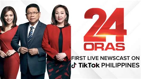 24 Oras is the first Philippine newscast to livestream on TikTok | PEP.ph