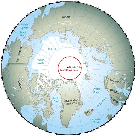 Sky Polaris » Blog Archive » North Pole Arctic Globe Map