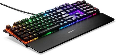 SteelSeries Apex 7 RGB LED Backlit Linear Red Switch Mechanical Gaming ...