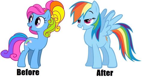 (G3) Rainbow Dash And (G4) Rainbow Dash by hannah731 on DeviantArt