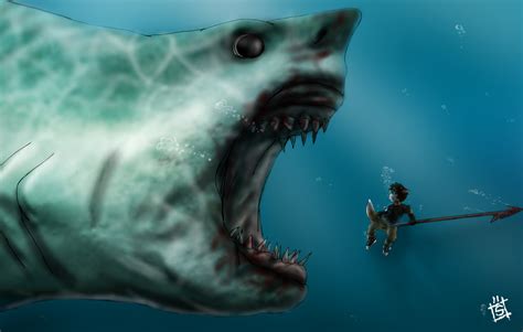 Megalodon Shark HD Wallpaper 19438 - Baltana