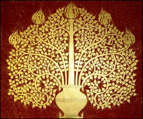 Bodhi tree art, Tree art, Tree wall art