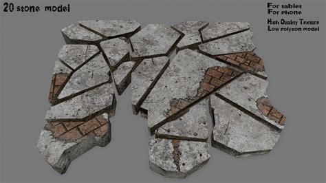 ArtStation - stone set | Game Assets