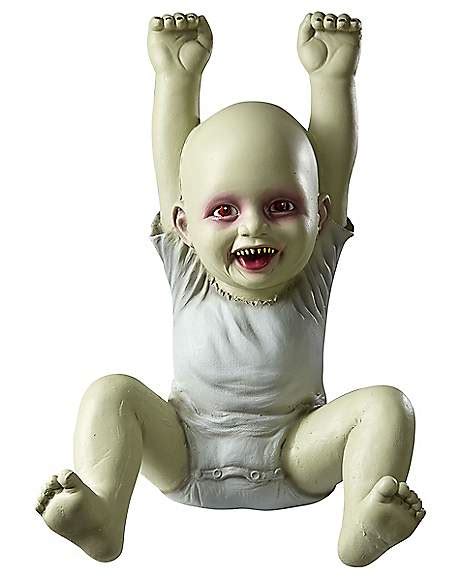 18.5 Inch Hung Up Hank Zombie Baby - Decorations - Spirithalloween.com