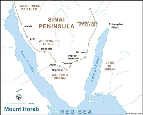 Mount Horeb | Mount horeb, Bible history, Bible mapping