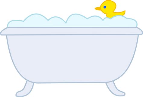 Rubber Duck Clipart Bathtub - Bathtub Clip Art, Vector Images ...