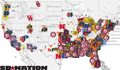 25 maps that explain college football - SBNation.com