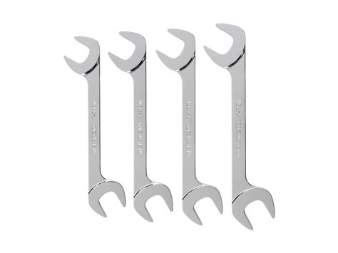 Angle Head Open End Wrench Set (4-Piece) | TEKTON® | WAE90103