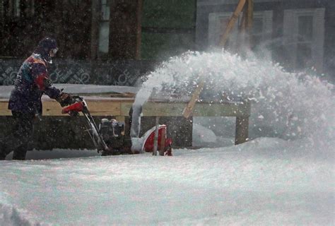 Storm cleanup continues as deep freeze approaches - The Boston Globe