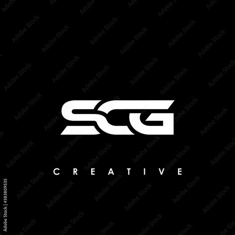 SCG Letter Initial Logo Design Template Vector Illustration Stock ...