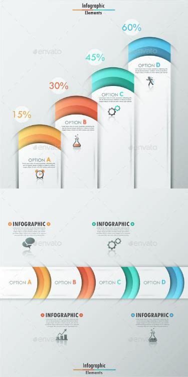 Set of 4 modern infographic templates – Artofit