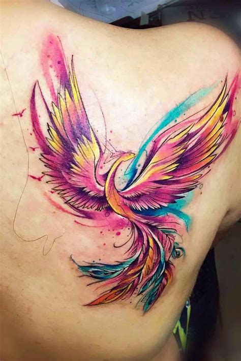 Shoulder Watercolor Tattoo For Women - Viraltattoo