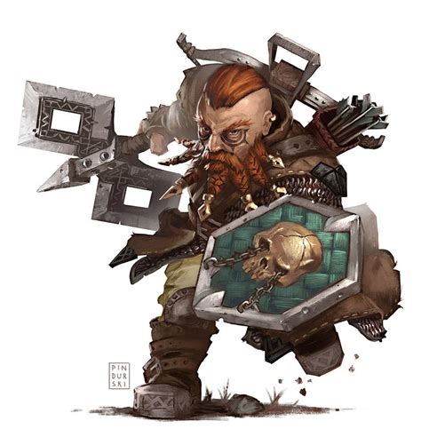 Pathfinder: Dwarf by pindurski on DeviantArt