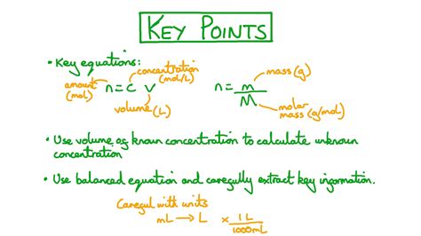 Titration Equation