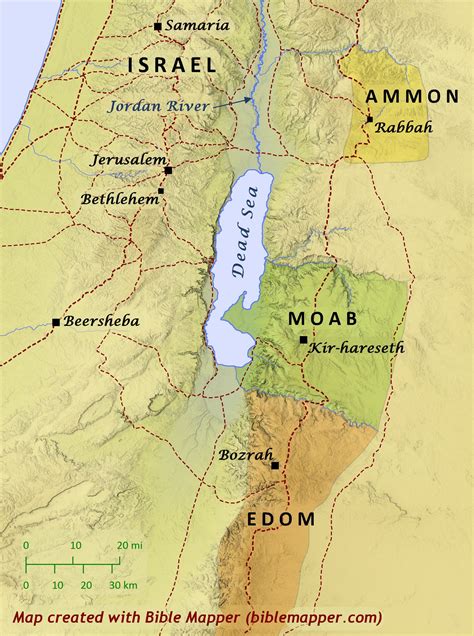 Nations Across the Jordan River – Bible Mapper Blog