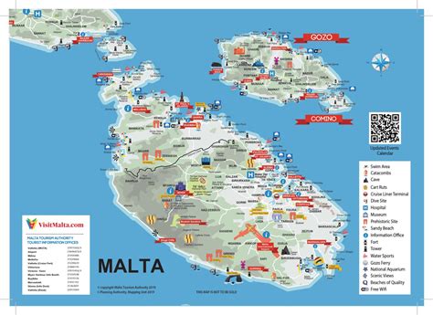 Malta A4 Map by Malta Tourism Authority - Issuu