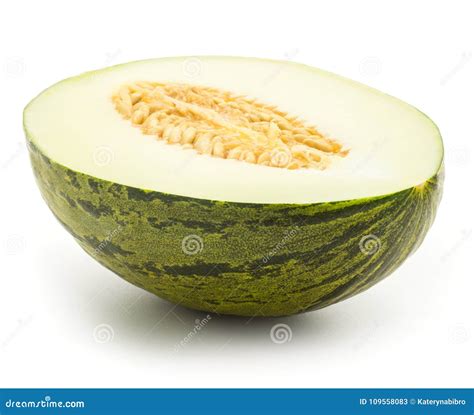 Santa Claus Melon Isolated On White Stock Image - Image of sapo, meloun ...