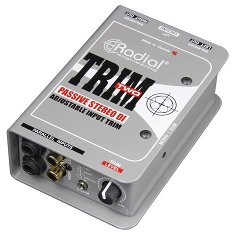 Radial Trim-Two Passive Stereo DI Box na Gear4Music.com